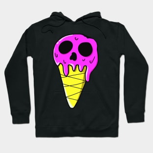 Anime Kawaii Skull Ice Cream Sticker Gift Hoodie